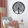 Wallity Sadi Escultura de pared de metal Negra